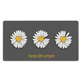 thumbnail image 1 of Bingfone Keep Life Simple Daisy Flower Large Gaming Mouse Pad,Extended Desk Mousepad With Stitched Edges,Non-Slip Base,Water Resist Keyboard Pad For Gamer, Office & Home, 29.5 X 16 In, 1 of 9
