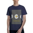thumbnail image 1 of Bingfone Keep Life Simple Daisy Flower Men'S Loose Fit Short-Sleeve Pocket T-Shirt, 1 of 7