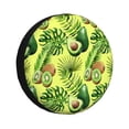 thumbnail image 1 of Bingfone Kiwi And Avocado Spare Tire Cover Weatherproof Universal Wheel Protectors For Rv Camper Travel Trailer Suv Truck 16 Inch, 1 of 9