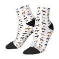 thumbnail image 1 of Bingfone Labrador Retriever Dog Design Patterned Men's Women's Casual Cotton Socks, 1 of 5
