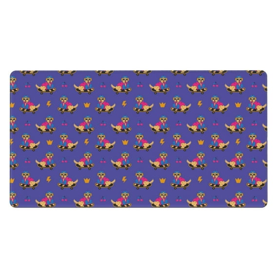 Bingfone Labrador Retriever Dog Large Gaming Mouse Pad,Extended Desk Mousepad with Stitched Edges,Non-Slip Base,Water Resist Keyboard Pad for Gamer, Office & Home, 29.5 x 16 in