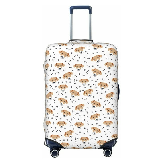 Bingfone Labrador Retriever Dog Luggage Cover Washable Suitcase Cover Protector Anti-scratch Suitcase cover Fits 18-32 Inch Luggage