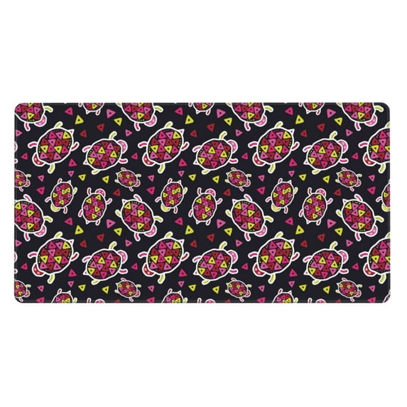 Bingfone Ladybug Large Gaming Mouse Pad,Extended Desk Mousepad with Stitched Edges,Non-Slip Base,Water Resist Keyboard Pad for Gamer, Office & Home, 29.5 x 16 in