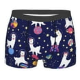 thumbnail image 1 of Bingfone Lama In Space Men'S Underwear - Casual Stretch Boxer Briefs-Small, 1 of 9