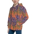 thumbnail image 1 of Bingfone Lavender Flowers Pattern Youth Classic Hoodies Soft Hooded Pullover Sweatshirts for Girls and Boys, 1 of 6