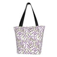 thumbnail image 1 of Bingfone Lavender Flowers Women Shoulder Tote Bags Casual Bag Ladies Shopping Handbag, 1 of 6