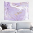 thumbnail image 1 of Bingfone Lavender Glitter Foil Stripes Tapestry Wall Hanging Decor For Living Room Bedroom Dorm Classroom Office Decor 29x37 Inch, 1 of 9
