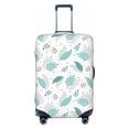 thumbnail image 1 of Bingfone Leaf Print Green Luggage Cover Washable Suitcase Cover Protector Anti-scratch Suitcase cover Fits 18-32 Inch Luggage, 1 of 8