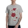 thumbnail image 1 of Bingfone Leaves And Anemone Men'S Loose Fit Short-Sleeve Pocket T-Shirt, 1 of 7