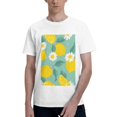 thumbnail image 1 of Bingfone Lemons Chamomile Flowers And Leaves Men'S Loose Fit Short-Sleeve Pocket T-Shirt, 1 of 7
