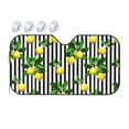 thumbnail image 1 of Bingfone Lemons On Striped Car Windshield Sunshade,Sun Foldable Sun Shield Sun Visor For Car - Small, 1 of 8