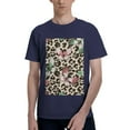 thumbnail image 1 of Bingfone Leopard Dots Men'S Loose Fit Short-Sleeve Pocket T-Shirt, 1 of 7