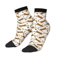 thumbnail image 1 of Bingfone Leopard Print Design Patterned Men's Women's Casual Cotton Socks, 1 of 5
