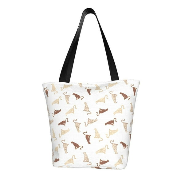 Bingfone Leopard Print Women Shoulder Tote Bags Casual Bag Ladies Shopping Handbag