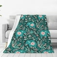 thumbnail image 1 of Bingfone Lephants In The Jungle Print Flannel Fleece Blanket Throw Blanket For Bed,Sofa,Couch,Travel,Camping(40"X30"), 1 of 9