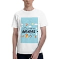 thumbnail image 1 of Bingfone Let'S Go On An Adventure Men'S Loose Fit Short-Sleeve Pocket T-Shirt, 1 of 7