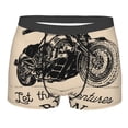 thumbnail image 1 of Bingfone Let The Adventure Begin Men'S Underwear - Casual Stretch Boxer Briefs-X-Large, 1 of 9
