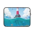 thumbnail image 1 of Bingfone Lighthouse Sea Port Laptop Sleeve Case 15 Inch, 360° Protective Computer Carrying Bag, 1 of 9