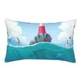 thumbnail image 1 of Bingfone Lighthouse Sea Port Standard Size Pillowcase, Long Staple Pure Cotton Envelope Closure Pillow Cover,16"X24", 1 of 9
