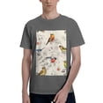 thumbnail image 1 of Bingfone Little Birds Men'S Loose Fit Short-Sleeve Pocket T-Shirt, 1 of 7