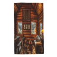 thumbnail image 1 of Bingfone Log Cabin Inside Ultra Absorbent & Soft Hand Towels For Bath, Hand, Face, Gym And Spa-27.5x16in, 1 of 9