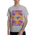 thumbnail image 1 of Bingfone Magic Mushrooms Men'S Loose Fit Short-Sleeve Pocket T-Shirt, 1 of 7