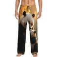 thumbnail image 1 of Bingfone Maple Forest Panda Mens All Over Print Sleep Pajama Pants-Large, 1 of 5