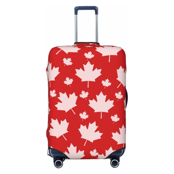 Bingfone Maple Leaves Luggage Cover Washable Suitcase Cover Protector Anti-Scratch Suitcase Cover Fits 18-32 Inch Luggage