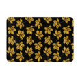 thumbnail image 1 of Bingfone Maple Leaves With Leopard Door Mat 16"x24" Front Entrance Non-Slip Low Profile Washable for Entryway, 1 of 7