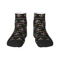 thumbnail image 1 of Bingfone Mardi Gras Fleur De Lis Design Patterned Men'S Women'S Casual Cotton Socks, 1 of 9