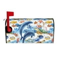 thumbnail image 1 of Bingfone Marine Animals Magnetic Mailbox Cover Standard Size For Garden Yard Outdoor Decorations-25.5x21 In, 1 of 7