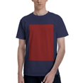 thumbnail image 1 of Bingfone Maroon Men'S Loose Fit Short-Sleeve Pocket T-Shirt, 1 of 7