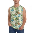 thumbnail image 1 of Bingfone Meadow Plants And Butterflies Pattern Men's Tank Tops Workout Sleeveless Tee Shirts Running Beach Tanks for Men-XX-Large, 1 of 4