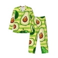 thumbnail image 1 of Bingfone Men'S Pajama Set 2 Piece Loungewear Pjs, Long Sleeve With Pajama Pants-Avocado Green Striped, 1 of 9