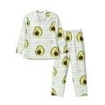 thumbnail image 1 of Bingfone Men'S Pajama Set 2 Piece Loungewear Pjs, Long Sleeve With Pajama Pants-Avocado Of A Hear, 1 of 9