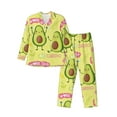 thumbnail image 1 of Bingfone Men'S Pajama Set 2 Piece Loungewear Pjs, Long Sleeve With Pajama Pants-Avocado Work Out, 1 of 9