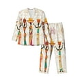 thumbnail image 1 of Bingfone Men'S Pajama Set 2 Piece Loungewear Pjs, Long Sleeve With Pajama Pants-Beautiful Black African Woman In Ethnic Dress, 1 of 9