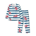 thumbnail image 1 of Bingfone Men'S Pajama Set 2 Piece Loungewear Pjs, Long Sleeve With Pajama Pants-Clown Fish, 1 of 9