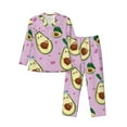 thumbnail image 1 of Bingfone Men'S Pajama Set 2 Piece Loungewear Pjs, Long Sleeve With Pajama Pants-Different Avocados, 1 of 9