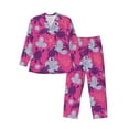 thumbnail image 1 of Bingfone Men'S Pajama Set 2 Piece Loungewear Pjs, Long Sleeve With Pajama Pants-Ornamental Turtles, 1 of 9