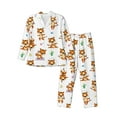 thumbnail image 1 of Bingfone Men'S Pajama Set 2 Piece Loungewear Pjs, Long Sleeve With Pajama Pants-Tigers Go In For Sports, 1 of 9