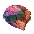 thumbnail image 1 of Bingfone Men Women Slouch Beanie Colorful Butterfly Cluster Print Cap Hip-Hop Hat Headwear Hats Turban Unisex, 1 of 8