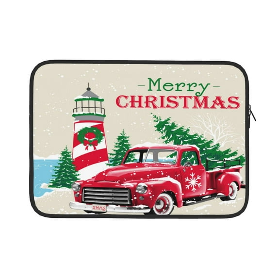 Bingfone Merry Christmas 1 Laptop Sleeve Case 15 Inch, 360° Protective Computer Carrying Bag