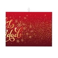 thumbnail image 1 of Bingfone Merry Christmas ,18" x 24"Dish Drying Mat for Kitchen Counter,Ultra Absorbent Microfiber, 1 of 7
