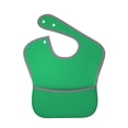 thumbnail image 1 of Bingfone Mess-Proof Baby Bib - Waterproof Bib For Baby Boy Or Girl With Food Catcher Pocket, Unisex-Forestgreen, 1 of 8