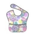 thumbnail image 1 of Bingfone Mess-Proof Baby Bib - Waterproof Bib For Baby Boy Or Girl With Food Catcher Pocket, Unisex-Sea Turtles, 1 of 8