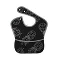 thumbnail image 1 of Bingfone Mess-Proof Baby Bib - Waterproof Bib For Baby Boy Or Girl With Food Catcher Pocket, Unisex-White Pineapples, 1 of 8