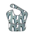 thumbnail image 1 of Bingfone Mess-Proof Baby Bib - Waterproof Bib for Baby Boy or Girl with Food Catcher Pocket, Unisex-Penguin, 1 of 6
