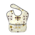thumbnail image 1 of Bingfone Mess-Proof Baby Bib - Waterproof Bib for Baby Boy or Girl with Food Catcher Pocket, Unisex-Sweet Bee, 1 of 6