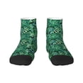 thumbnail image 1 of Bingfone Monstera Leaves Design Patterned Men'S Women'S Casual Cotton Socks, 1 of 9